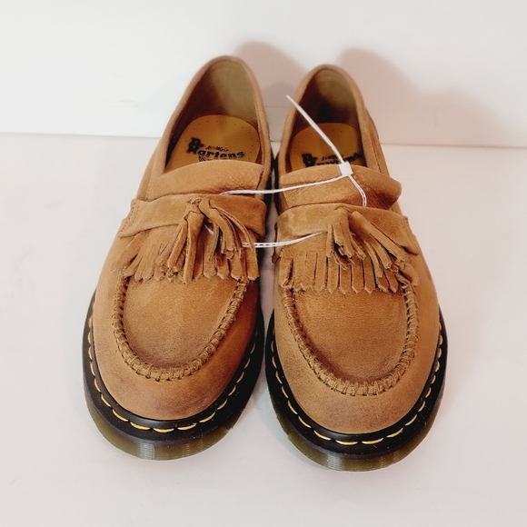 NWT Dr Marten The Original AdrianNubuck Suede Tassel Lug Sole Loafer Size 9 - Picture 3 of 11